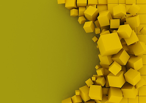 PSD 편집이미지 컬러 백그라운드 무늬 패턴 사람없음 그래픽 상자 노란색 3D소스 3D 사각형 블록 큐브 분석 입체 정사각형 육면체 복잡 편집소스 편집3D 도형 컨셉 디지털합성 파일형식