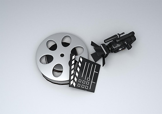 PSD 편집이미지 사람없음 그래픽 3D소스 3D 카메라 클래퍼보드 필름 영화 입체 오브젝트 영상기기 캠코더 편집소스 편집3D 문화예술 전자제품 디지털합성 파일형식