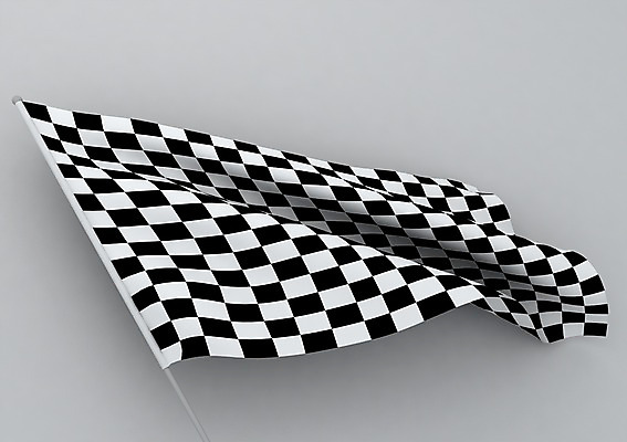 PSD 편집이미지 무늬 패턴 흑백 사람없음 그래픽 3D소스 3D 깃발 입체 오브젝트 체크무늬 깃대 편집소스 편집3D 촬영기법 디지털합성 파일형식