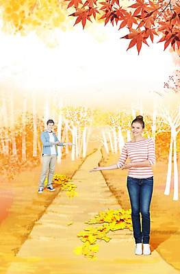 PSD 서양인 외국인 백인 편집 편집이미지 커플 계절 여자 남자 길 여행 남방 낙엽 단풍나무 안내 미소 웃음 사람 풍경 손짓 20대 성인 두명 캐주얼 친구 청춘 가을풍경 산책로 가을 청바지 가리킴 은행잎 가을여행 청년만 성인만 이미지편집 나무 옷 컨셉 단풍 셔츠 잎 바지 관계 모션 표정 인종 청년 파일형식 가을_계절