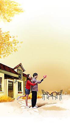 전신 PSD 서양인 외국인 백인 편집 편집이미지 커플 계절 여자 남자 단풍 낙엽 의자 탁자 단풍나무 주택 선물 서기 미소 웃음 들기 사람 풍경 20대 성인 두명 옆모습 캐주얼 친구 청춘 가을 하트 청년만 성인만 이미지편집 모양 나무 옷 뷰포인트 가구 컨셉 잎 관계 모션 표정 인종 청년 건물 파일형식