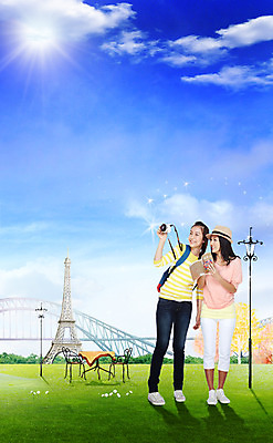 전신 PSD 외국인 구름 편집 편집이미지 여자 여행 백그라운드 운동화 가방 포토일러 하늘 서기 미소 웃음 들기 사람 동양인 잔디 초원 20대 성인 두명 관광지 친구 카메라 청바지 메모지 에펠탑 감성 가교 여자만 성인여자만 청년만 청년여자만 성인만 이미지편집 자연요소 식물 건축물 잡화 신발 컨셉 바지 관계 모션 표정 인종 청년 전자제품 사무용품 파리 랜드마크 파일형식