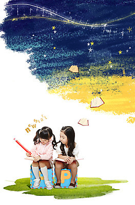 전신 PSD 편집 편집이미지 응시 여자 어린이교육 교육 별 초등학생 어린이 밤하늘 하늘 새출발 사람 앉기 동양인 소녀 두명 앞모습 책 친구 연필 한국인 기록 신학기 여자만 어린이만 소녀만 이미지편집 자연요소 학생 시선 뷰포인트 관계 모션 학용품 새로움 인종 필기구 야간 출발 파일형식