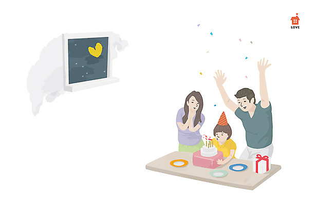 라이프스타일 접시 여자 기념일 남자 별 아들 어린이 일러스트 창문 가족 탁자 밤하늘 하늘 엄마 함께함 선물 웃음 사람 이벤트 소년 상반신 성인 라이프 세명 선물상자 상자 파티 손들기 케이크 화목 고깔모자 자녀 하트 축하 가족라이프 생일파티 생일 아빠 생일케이크 국내일러스트 AI파일 자연요소 모양 모자_잡화 식기 가구 컨셉 관계 모션 디저트 표정 생활 야간 파일형식 벡터