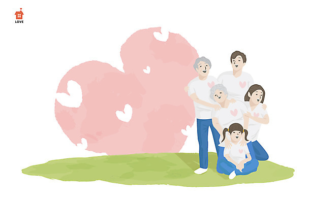 전신 식물 라이프스타일 여자 할아버지 남자 딸 할머니 어린이 일러스트 가족 엄마 어깨동무 손녀 함께함 서기 웃음 사람 앉기 손짓 소녀 잔디 여러명 성인 라이프 소풍 화목 자녀 하트 가족라이프 아빠 국내일러스트 AI파일 모양 노년 포즈 다수 컨셉 관계 모션 표정 생활 야외활동 손주 파일형식 벡터