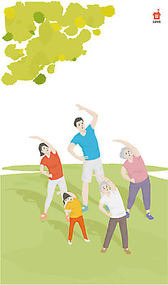 전신 나무 식물 라이프스타일 여자 할아버지 남자 딸 할머니 어린이 포즈 일러스트 가족 엄마 함께함 서기 사람 손짓 소녀 잔디 여러명 성인 라이프 운동 손들기 화목 자녀 가족라이프 아빠 체조 국내일러스트 AI파일 노년 다수 컨셉 관계 모션 건강 생활 파일형식 벡터