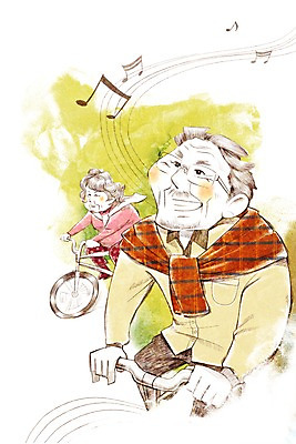 PSD 캐릭터 라이프스타일 부부 커플 여자 할아버지 노년 남자 할머니 여유 음악 교통수단 음표 일러스트 웃음 사람 앉기 상반신 성인 두명 라이프 실버라이프 노후 소풍 자전거 노부부 산책 사회 실버 복지 즐거움 노인복지 노인만 성인만 국내일러스트 일러캐릭터 기호 감정 교통 관계 모션 문화예술 휴식 표정 생활 야외활동 바이크 사회이슈 공동체 파일형식