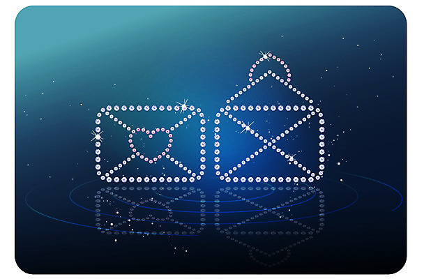 모양 아이콘 별 물결 컬러 무늬 밤하늘 봉투 편지봉투 사람없음 파란색 반짝임 반사 물방울무늬 보석 편지 2D아이콘 AI파일 자연요소 모션 하늘 야간 광석 파일형식 벡터