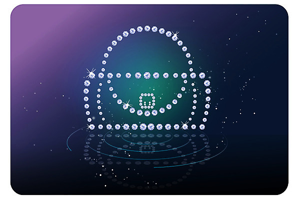 모양 아이콘 잡화 별 물결 컬러 무늬 가방 밤하늘 사람없음 파란색 반짝임 반사 물방울무늬 핸드백 보석 오브젝트 2D아이콘 AI파일 자연요소 모션 하늘 야간 광석 파일형식 벡터