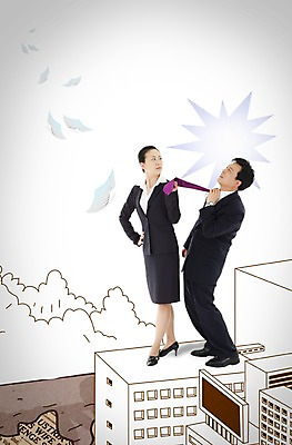 전신 PSD 편집 편집이미지 여자 남자 구두 40대 중년 포토일러 날리기 서기 미소 웃음 사람 동양인 정장 빌딩 성인 두명 건물 한국인 직장인 비즈니스맨 비즈니스우먼 상사 직원 문서 싸움 승 승자 중년만 성인만 이미지편집 직업 건축물 옷 신발 비즈니스 모션 표정 인종 파일형식