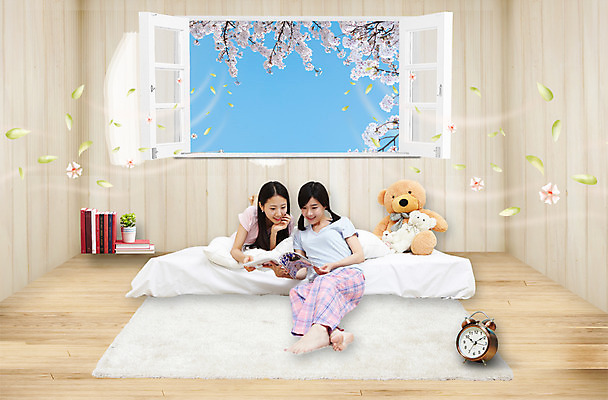 전신 PSD 편집 편집이미지 우먼라이프 라이프스타일 응시 여자 꽃 인형 엎드리기 시계 포즈 쿠션 거실 창문 바람 미소 웃음 들기 사람 앉기 동양인 손짓 20대 성인 취미 두명 라이프 책 친구 청춘 카펫 음악감상 잠옷 한국인 침대 커튼 잡지 파자마파티 여자만 성인여자만 청년만 청년여자만 성인만 이미지편집 자연요소 식물 시선 옷 가구 컨셉 관계 모션 날씨 표정 인종 청년 생활 간행물 파티 감상 파일형식