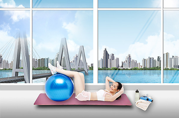 전신 PSD 서양인 외국인 백인 구름 편집 편집이미지 우먼라이프 라이프스타일 여자 포즈 운동화 거실 창문 하늘 건강 한명 미소 웃음 사람 손짓 빌딩 20대 성인 건물 라이프 운동복 청춘 강 수건 눕기 운동 건강관리 스트레칭 짐볼 물병 윗몸일으키기 가교 여자만 여자한명만 성인여자만 청년만 청년여자만 성인한명만 청년여자한명만 성인여자한명만 성인만 이미지편집 자연요소 1 건축물 옷 신발 컨셉 모션 표정 관리 인종 청년 생활 위생용품 물통 파일형식