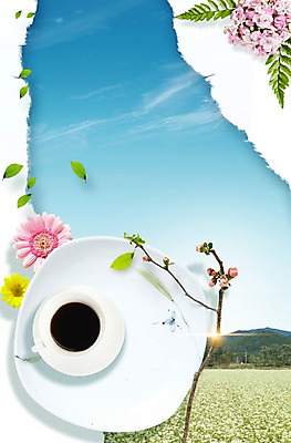 PSD 식물 구름 편집이미지 식기 접시 배너 계절 꽃 커피 음료 백그라운드 꽃밭 하늘 나뭇잎 산 안내 프레임 쟁반 알림판 풍경 잔디 사람없음 햇빛 태양 반사 봄 나뭇가지 메모지 커피잔 알림 프레임템플릿 이미지편집 자연요소 나무 템플릿 잎 잔 사무용품 파일형식