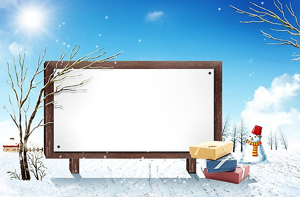 PSD 나무 식물 구름 편집 편집이미지 계절 크리스마스 설경 겨울 눈사람 하늘 프레임 알림판 선물 풍경 이벤트 사람없음 선물상자 나뭇가지 눈 앙상함 눈내림 이미지편집 자연요소 기념일 날씨 눈_날씨 상자 파일형식