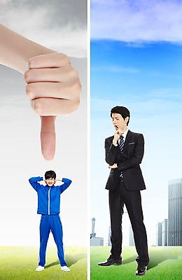 PSD 편집 편집이미지 남자 구두 대학생 운동화 회사 서기 사람 동양인 정장 빌딩 20대 성인 두명 건물 운동복 청춘 한국인 직장인 비즈니스맨 자신감 비교 변화 실업자 청년실업 소음 반전 잔소리 남자만 성인남자만 청년만 청년남자만 성인만 이미지편집 직업 학생 건축물 옷 감정 신발 컨셉 비즈니스 모션 인종 청년 소리 실업 사회이슈 파일형식