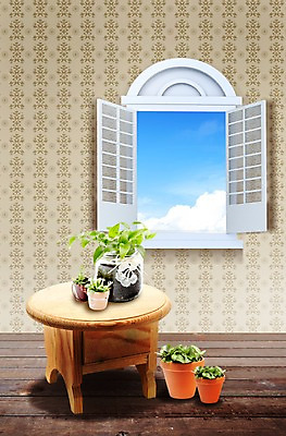 PSD 편집이미지 화분 창문 벽지 탁자 포토일러 사람없음 인테리어 이미지편집 디자인 가구 파일형식