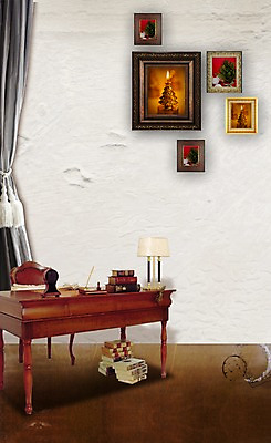 PSD 편집이미지 액자 의자 포토일러 사람없음 책 인테리어 스탠드 커튼 책상 이미지편집 디자인 가구 조명 파일형식