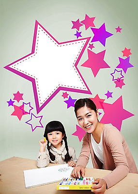 모양 PSD 편집이미지 배너 여자 어린이교육 교육 딸 어린이라이프 별 어린이 말풍선 엄마 안내 프레임 틀 웃음 들기 사람 앉기 동양인 소녀 상반신 성인 두명 공백 한국인 잡기 알림 책상 스케치북 크레파스 스타 그림공부 여자만 이미지편집 자연요소 라이프스타일 가구 가족 모션 학용품 표정 인종 학습 파일형식