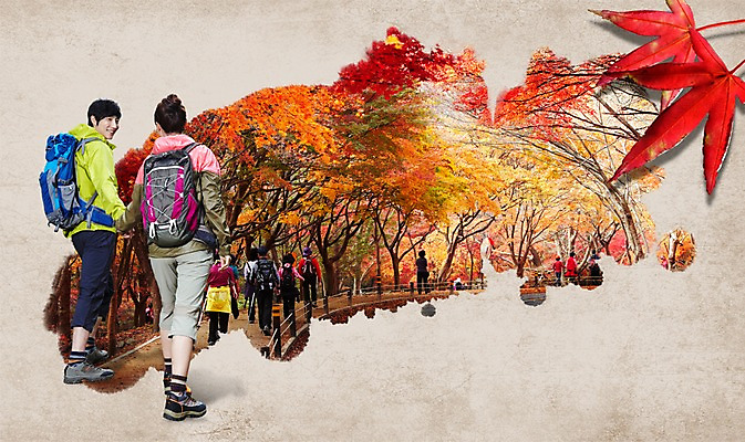 전신 PSD 편집 편집이미지 커플 계절 여자 남자 한쌍 단풍 배낭 자연 단풍나무 레저 아웃도어 서기 사람 동양인 풍경 여러명 성인 취미 뒷모습 30대 가을풍경 손잡기 등산 트래킹 한국인 가을 등산객 등산복 등산로 장년만 성인만 이미지편집 나무 옷 뷰포인트 다수 잎 가방 관계 모션 인종 장년 생태계 파일형식 가을_계절