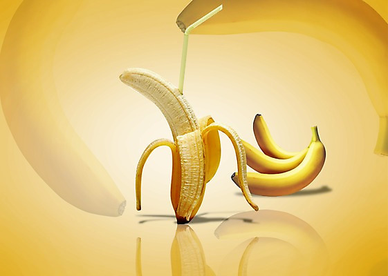 PSD 편집 편집이미지 웰빙 음료 백그라운드 과일 바나나 빨대 사람없음 껍질 신선 유기농 이미지편집 파일형식