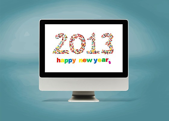 PSD 편집이미지 알파벳 영어 문장 백그라운드 새해 사람없음 숫자 스크린 모니터 새해인사 인사 2013년 이미지편집 문자 컴퓨터 예절 연도 파일형식