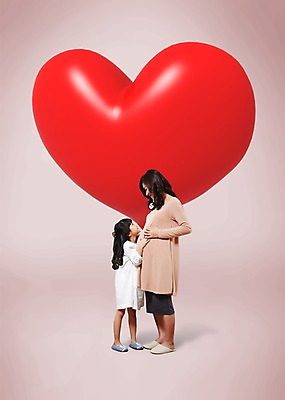 전신 PSD 편집이미지 여자 딸 어린이 컬러 신발 가족 모녀 엄마 슬리퍼 실내화 그림자 서기 미소 웃음 사람 동양인 성인 두명 옆모습 빨간색 3D소스 3D 마주보기 임산부 임신 한국인 하트 가족라이프 출산 태교 임부복 여자만 편집3D 모양 라이프스타일 옷 뷰포인트 관계 모션 표정 인종 디지털합성 파일형식