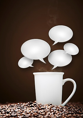 PSD 편집 편집이미지 커피 음료 백그라운드 말풍선 티타임 안내 프레임 근접촬영 사람없음 아웃포커스 원두 차 낟알 알림 이미지편집 뷰포인트 휴식 촬영기법 파일형식