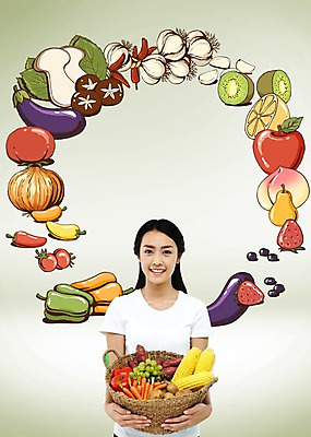 PSD 외국인 편집 편집이미지 웰빙 여자 백그라운드 토마토 채소 오렌지 과일 고추 딸기 가지 양파 파프리카 마늘 키위 옥수수 한명 서기 웃음 들기 사람 동양인 상반신 성인 바구니 버섯 당근 신선 사과 유기농 청포도 블루베리 복숭아 망고 여자만 여자한명만 성인여자만 성인만 이미지편집 1 모션 포도 곡류 뿌리채소 표정 인종 열대과일 파일형식