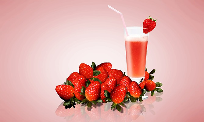 PSD 편집 편집이미지 웰빙 음료 백그라운드 과일 딸기 잔 빨대 사람없음 컵 주스 신선 유기농 딸기주스 이미지편집 식기 과일주스 파일형식