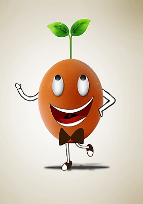 PSD 식물 편집이미지 캐릭터 리본 음식 포즈 상상 넥타이 그림자 서기 미소 웃음 사람없음 앞모습 새싹 계란 이미지편집 잡화 뷰포인트 모션 표정 알 파일형식