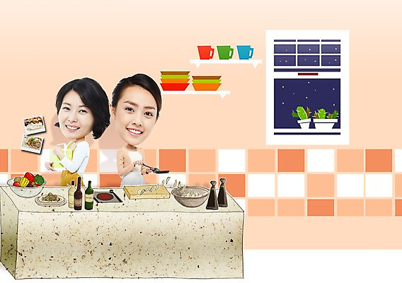 PSD 외국인 편집이미지 그릇 여자 화분 음식 채소 창문 포토일러 선반 도마 요리 미소 웃음 들기 사람 동양인 상반신 20대 성인 두명 앞모습 컵 30대 주방 식당 주방장 요리사 미니어처 한국인 프라이팬 병 전단 도시락 인물미니어처 음식전단 찬합 SD캐릭터 여자만 성인여자만 성인만 이미지편집 직업 캐릭터 식기 뷰포인트 가구 모션 주방용품 표정 인종 청년 장년 모형 상점 홍보물 파일형식