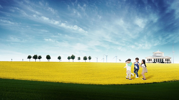 주간 전신 PSD 나무 식물 구름 편집이미지 건축물 여자 남자 어린이 캠페인 놀이 하늘 서기 사람 동양인 소녀 소년 초원 여러명 야외 자연보호 그린캠페인 한국인 풍차 그린에너지 풍력에너지 술래잡기 어린이만 이미지편집 자연요소 건축 다수 모션 자연 인종 에너지 보호 파일형식