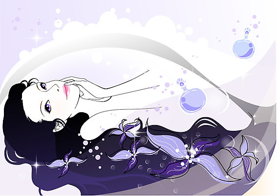 식물 우먼라이프 라이프스타일 여자 꽃 컬러 일러스트 한명 웃음 사람 상반신 성인 라이프 눕기 뷰티 보라색 화장품 물방울 향수 청순 여자만 여자한명만 성인여자만 성인만 국내일러스트 AI파일 1 컨셉 모션 표정 생활 파일형식 벡터