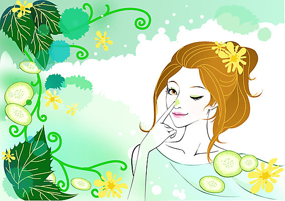 식물 우먼라이프 라이프스타일 여자 꽃 컬러 잎 일러스트 나뭇잎 오이 한명 웃음 사람 상반신 성인 라이프 뷰티 노란색 바르기 팩 오이팩 청순 여자만 여자한명만 성인여자만 성인만 국내일러스트 AI파일 1 컨셉 채소 모션 표정 생활 화장품 파일형식 벡터