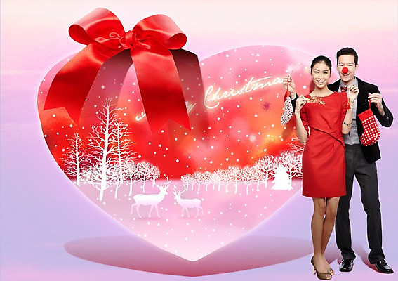 전신 PSD 외국인 나무 식물 동물 편집 편집이미지 커플 계절 여자 기념일 남자 행복 리본 크리스마스 겨울 양말 크리스마스선물 선물 서기 웃음 들기 사람 동양인 이벤트 성인 두명 루돌프 하트 눈 주머니 빨간코 썰매 눈내림 성인만 이미지편집 자연요소 모양 감정 관계 모션 날씨 사슴 눈_날씨 표정 인종 파일형식