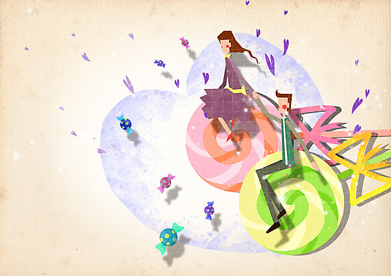 전신 PSD 커플 여자 남자 커플라이프 일러스트 함께함 막대사탕 사탕 사랑 사람 앉기 성인 두명 하트 성인만 국내일러스트 모양 라이프스타일 감정 컨셉 관계 모션 디저트 파일형식