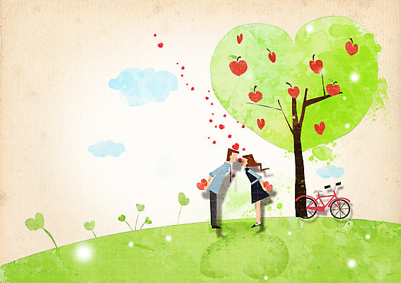 전신 PSD 나무 식물 구름 커플 여자 열매 남자 교통수단 커플라이프 과일 일러스트 키스 함께함 사랑 서기 사람 잔디 성인 두명 마주보기 자전거 하트 스킨십 언덕 사과나무 성인만 국내일러스트 자연요소 모양 라이프스타일 감정 교통 컨셉 관계 모션 바이크 사과 애정표현 파일형식