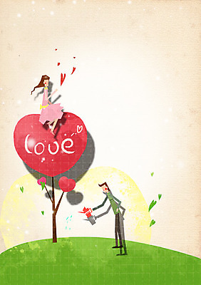 전신 PSD 나무 식물 커플 알파벳 영어 여자 남자 커플라이프 일러스트 함께함 사랑 서기 사람 앉기 성인 두명 단어 물뿌리개 하트 언덕 성인만 국내일러스트 모양 문자 라이프스타일 감정 컨셉 관계 모션 파일형식