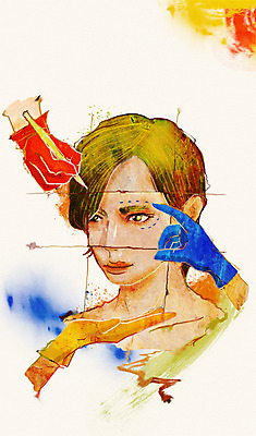 PSD 라이프스타일 손 남자 얼굴 장갑 일러스트 한명 들기 사람 상반신 성인 라이프 신체부위 뷰티 도구 비교 변화 성형수술 수술도구 안구 성인만 국내일러스트 1 잡화 컨셉 모션 생활 의학용품 수술 파일형식