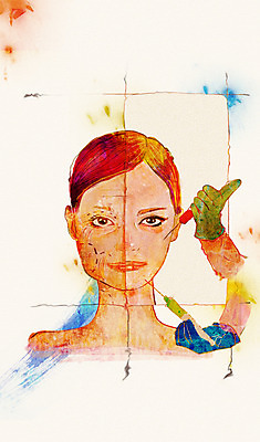 PSD 우먼라이프 라이프스타일 손 여자 얼굴 장갑 일러스트 주사기 한명 사람 상반신 성인 라이프 신체부위 뷰티 비교 변화 성형수술 보톡스 시술 성인만 국내일러스트 1 잡화 컨셉 의료기기 생활 수술 파일형식