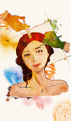 PSD 우먼라이프 라이프스타일 손 여자 얼굴 장갑 일러스트 주사기 한명 사람 상반신 성인 라이프 신체부위 뷰티 비교 변화 성형수술 보톡스 시술 성인만 국내일러스트 1 잡화 컨셉 의료기기 생활 수술 파일형식