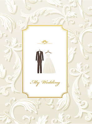 템플릿 드레스 옷 웨딩드레스 결혼 백그라운드 무늬 카드템플릿 결혼식 프레임 틀 정장 턱시도 사람없음 축하 옷걸이 청첩장 초대장 초대 축하카드 이미지템플릿 AI파일 카드프레임 컨셉 카드_감사 이벤트 파일형식 벡터