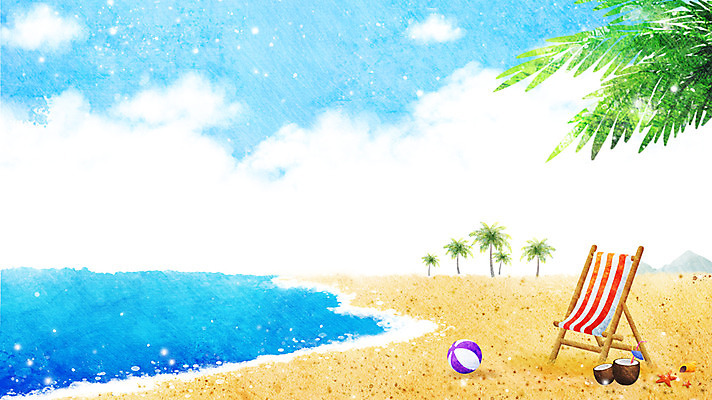 PSD 나무 식물 구름 계절 열매 바다 백그라운드 의자 일러스트 공 자연 하늘 풍경 해변 사람없음 여름 모래사장 야자수 놀이용품 여름풍경 시원함 비치볼 선베드 국내일러스트 자연요소 가구 바캉스용품 오브젝트 생태계 파일형식 여름_계절