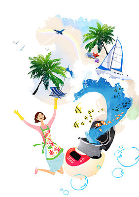 전신 PSD 나무 식물 구름 여자 파도 가사 요트 일러스트 갈매기 조류 하늘 휴가 휴식 비행기 어류 한명 사람 성인 야자수 앞치마 자유 물방울 파라솔 보트 설거지 탈출 열대어 주부 선베드 고무장갑 일상탈출 밥솥 여자만 여자한명만 성인여자만 성인만 국내일러스트 자연요소 동물 1 바다 장갑 컨셉 배_교통 의자 항공교통 주방용품 대중교통 수중동물 고무 파일형식
