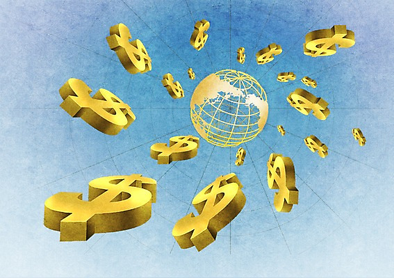 PSD 기호 지구 백그라운드 일러스트 비즈니스 하늘 사람없음 금융 경제 세계 지구본 달러 화폐기호 국내일러스트 문자 돈 화폐 파일형식