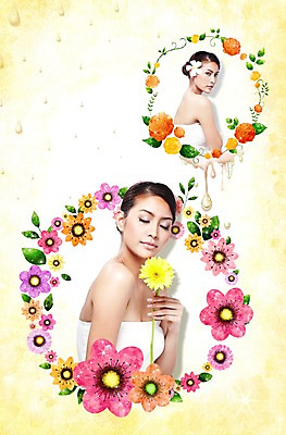 PSD 외국인 편집 편집이미지 우먼라이프 라이프스타일 웰빙 여자 꽃 한송이 몸매관리 다이어트 꽃백그라운드 건강 서기 들기 사람 동양인 20대 성인 두명 뷰티 노란색 건강관리 눈감음 흰색 튜브탑 플루메리아 거베라 원형프레임 꽃프레임 여자만 성인여자만 청년만 청년여자만 성인만 이미지편집 식물 1 컬러 백그라운드 상의 모션 프레임 관리 인종 청년 생활 원형 송이 파일형식