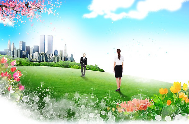 전신 PSD 서양인 외국인 식물 백인 구름 편집이미지 여자 남자 꽃 꽃밭 비즈니스 상상 자연 하늘 미래 서기 사람 정장 빌딩 초원 성인 두명 앞모습 뒷모습 30대 청춘 도시풍경 마주보기 맑음 희망 도시 직장인 비즈니스맨 비즈니스우먼 친환경 청사진 청정도시 장년만 성인만 이미지편집 자연요소 직업 옷 감정 뷰포인트 컨셉 모션 날씨 인종 풍경 건물 장년 환경 생태계 파일형식