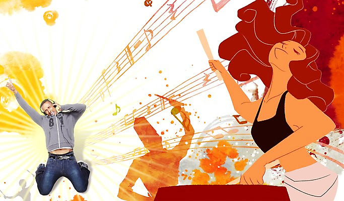 PSD 서양인 외국인 편집 편집이미지 여자 남자 문화 예술 음악 흑인 음표 캘리그라피 포토일러 문화예술 사람 여러명 20대 성인 캐주얼 청춘 점프 헤드셋 공연 음악감상 청바지 즐거움 오선지 번짐 후드티셔츠 청년만 성인만 두드리기 이미지편집 기호 옷 감정 음향기기 다수 컨셉 티셔츠 바지 모션 인종 이벤트 청년 헤드폰 감상 악보 오선 파일형식 효과