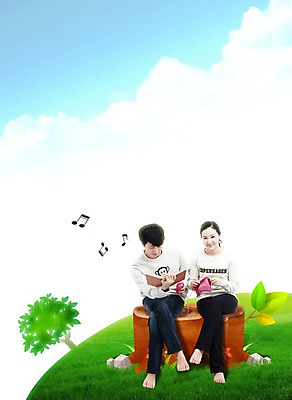 전신 PSD 나무 구름 편집 편집이미지 부부 커플 응시 시선 여자 남자 티셔츠 음표 신혼부부 맨발 자연 포토일러 하늘 휴식 나뭇잎 미소 웃음 사람 앉기 동양인 초원 20대 성인 취미 두명 앞모습 책 청춘 독서 한국인 다리꼬기 청바지 뜨개질 읽기 즐거움 커플룩 나무밑둥 밑둥 청년만 성인만 이미지편집 자연요소 식물 기호 옷 감정 음악 뷰포인트 컨셉 셔츠 잎 바지 관계 모션 발 표정 인종 청년 생태계 신혼 파일형식