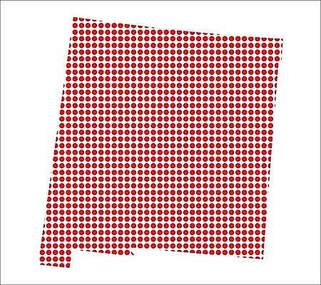 EPS 해외이미지 실루엣 백그라운드 지도 일러스트 미술 그래픽 빨간색 금속 미국 원형 그림 윤곽 뉴멕시코 해외202004 해외일러스트 도형 컬러 북아메리카 재질 문화예술 촬영기법 파일형식 벡터 이미지허브